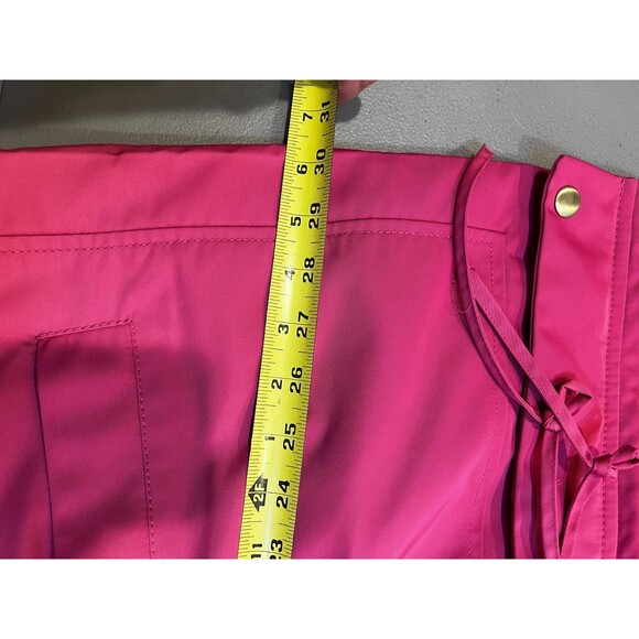 Talbots Plus sz 20 Weather Resistant Cinch Waist Zip Up Barbie Pink Jacket Coat - Picture 8 of 12